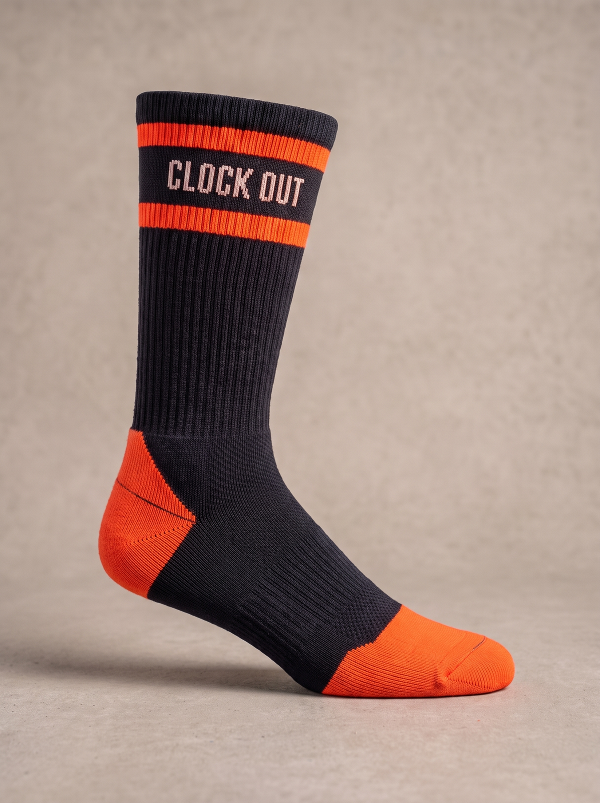 Side profile — padding at heel, ball, and toe. Nowhere else.