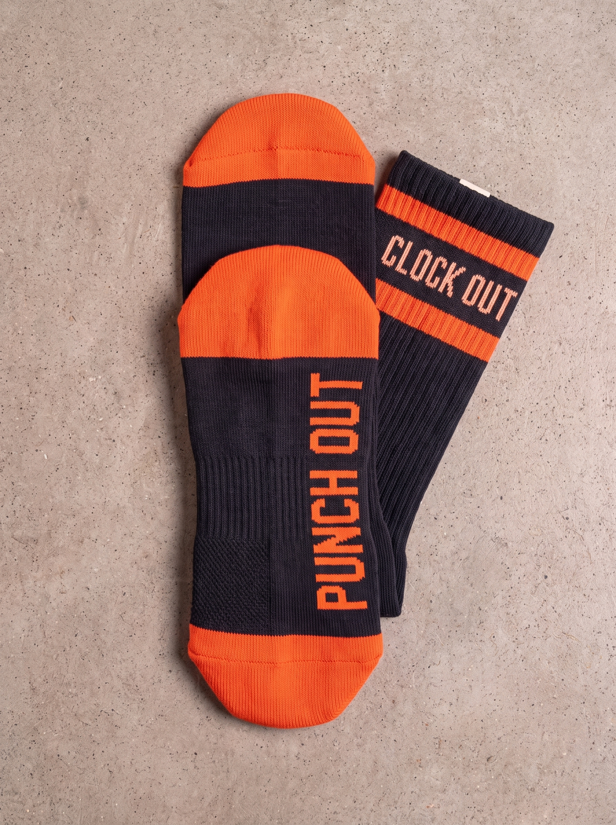 The sole map. Orange = padding.